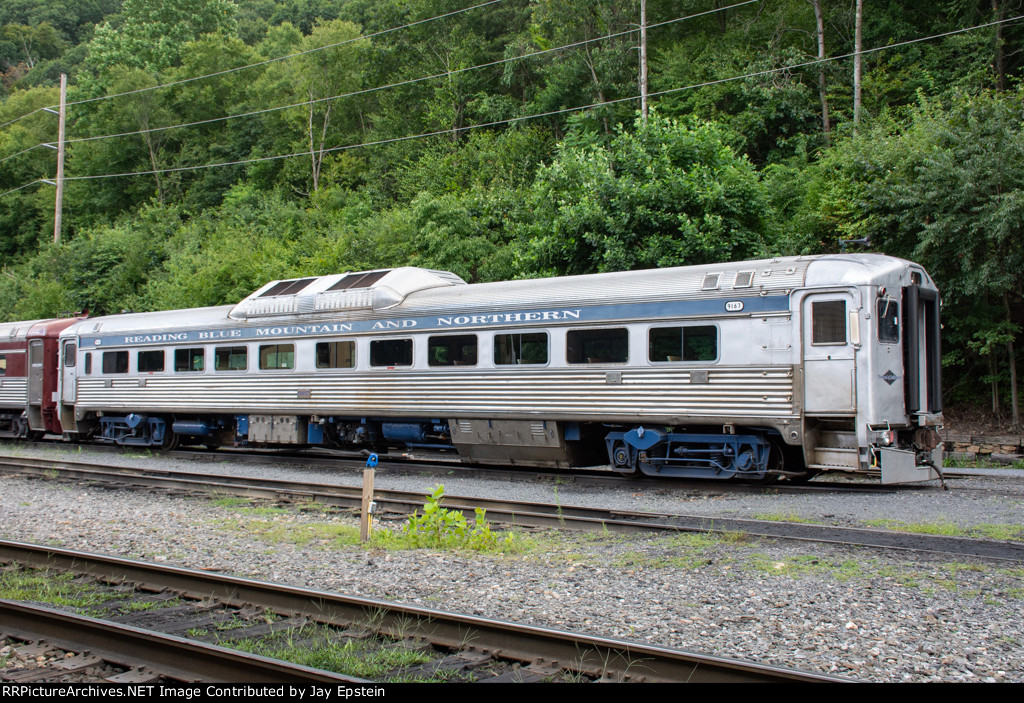 RBMN 9167 rests outside the Port Clinton Shops 